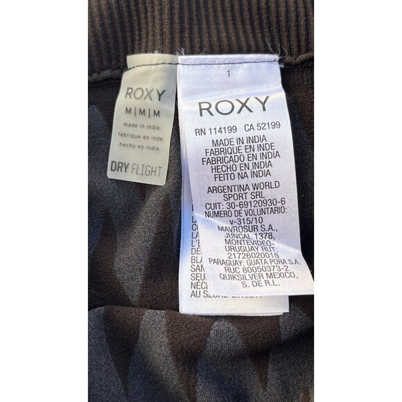 Roxy Women’s Stunner Seamless Capri Leggings ARJNP03064 –Moisture Wicking Yoga M - Picture 5 of 7